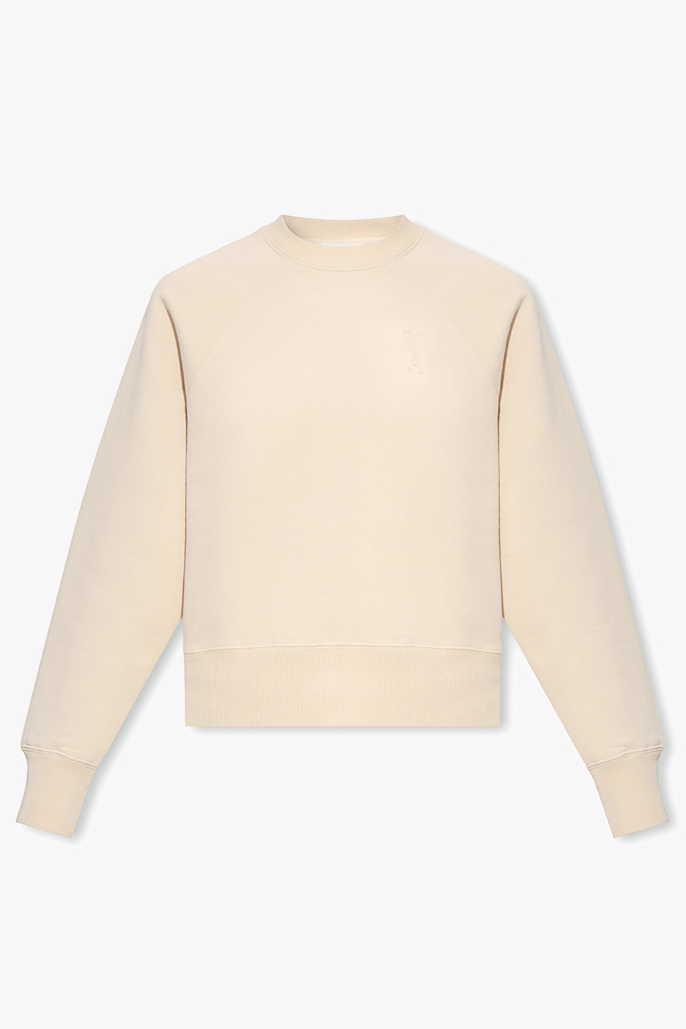 Beige Sweatshirt with logo Ami Alexandre Mattiussi - Vitkac HK